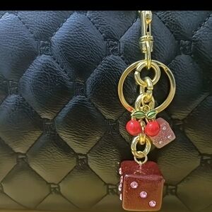 Cherry Unbranded Dice/ Cherry Bag Charm/ Keychain New
